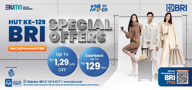 Rayakan HUT Ke-129, BRI Hadirkan Banjir Promo
