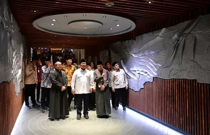 Resmikan Terowongan Silaturahim Istiqlal-Katedral, Prabowo: Simbol Kerukunan Bangsa