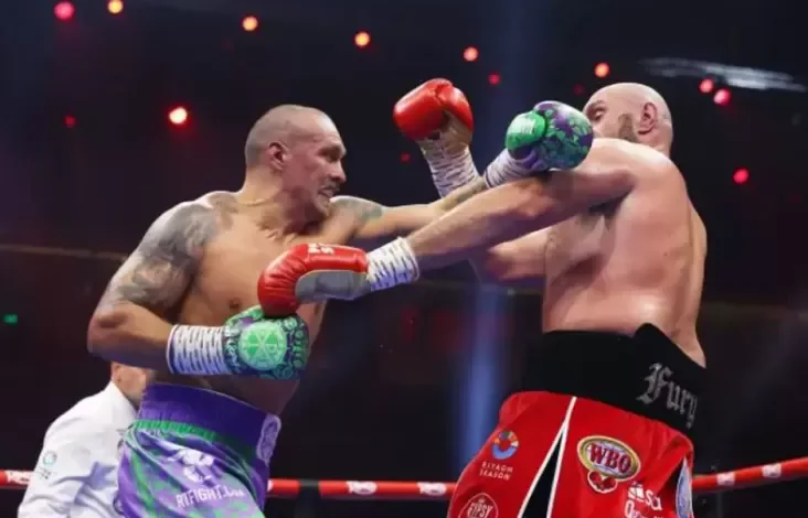 Ronde Tiap Ronde Pertarungan Tyson Fury vs Oleksandr Usyk 2