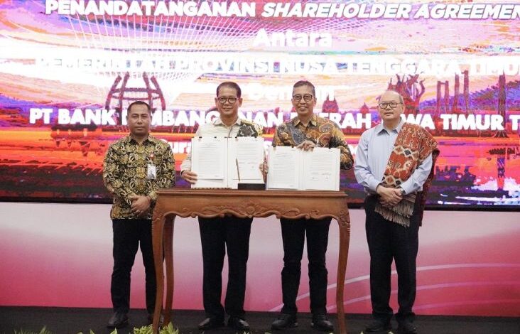 Teken SHA, Bank Jatim kemudian Bank NTT Resmi Ber-KUB