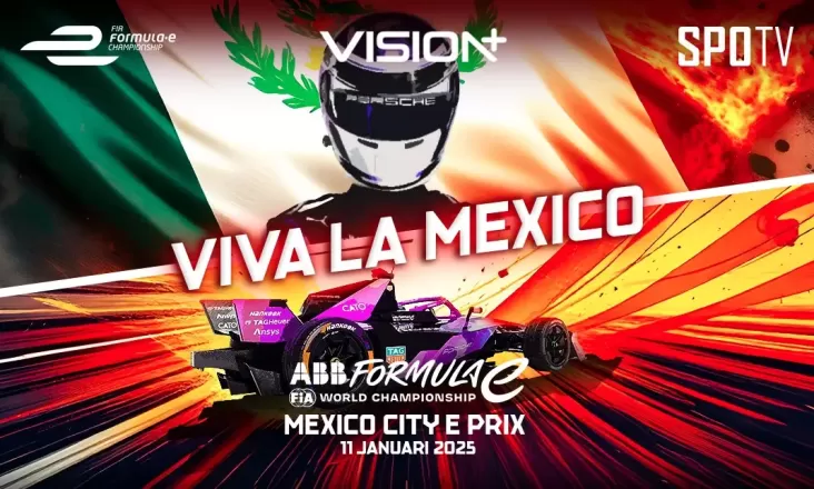 Adu Kecepatan di tempat di Autodromo Hermanos! Link Streaming Formula E Mexico City 2025 dalam pada Vision+