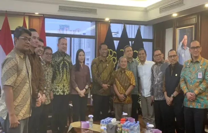 Angela Tanoesoedibjo lalu Pemimpin Redaksi iNews Dunia Pers Massa Group Gelar Audiensi dengan Menteri Hukum