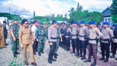 Danrem 151/Binaiya Gelar Pasukan PAM VVIP Jelang Kunjungan Wapres
