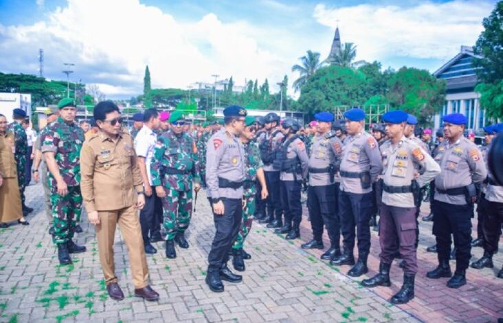 Danrem 151/Binaiya Gelar Pasukan PAM VVIP Jelang Kunjungan Wapres