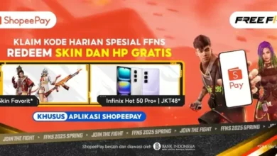 Dapatkan Skin kemudian HP Gratis, Hal ini Cara Klaim Kode Redeem Free Fire Harian