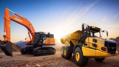 Ditanami Sejumlah Alat Canggih, Hal ini Kombinasi ZX490LC-7G kemudian Bell B45E dari Hexindo