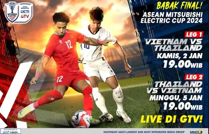 Final ASEAN Mitsubishi Electric Cup 2024, Vietnam vs Thailand, Live pada GTV!