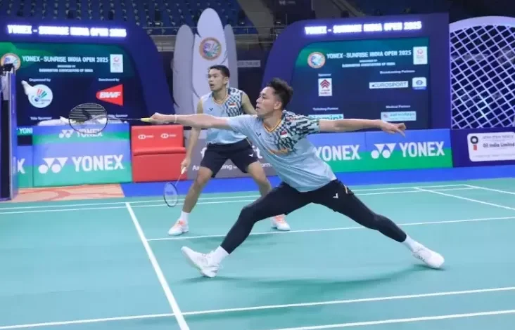 Hasil Indonesia Masters 2025: Telat Panas, Fajar/Rian Bungkam Ganda Putra Denmark
