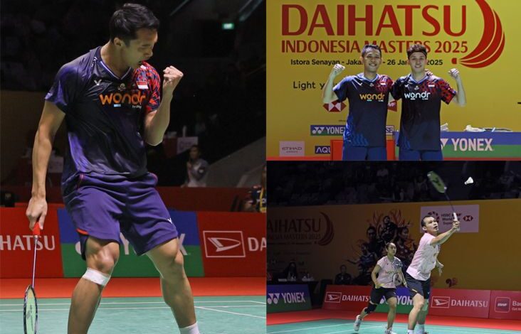 Hasil Perempat Final Indonesia Masters 2025: Fajar/Rian Lolos, Tuan Rumah Kirim 3 Wakil di Semifinal