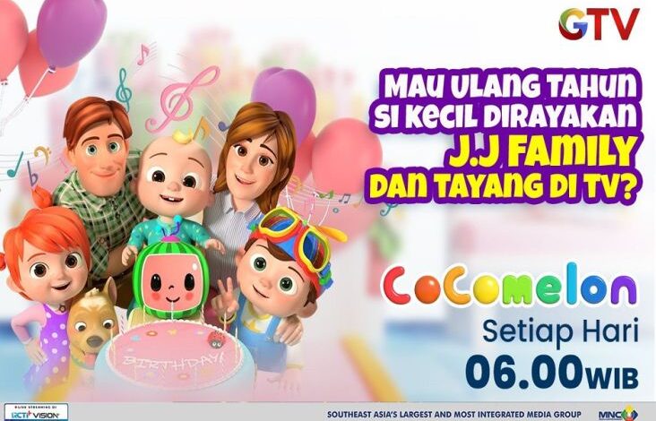 Its Family Time! Sekarang Ulang Tahun si Kecil Bisa Dirayakan Bareng Cocomelon di tempat tempat GTV