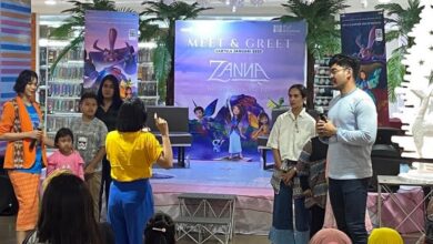 Jadi Peri Pemberani, Alya Nurshabrina Sapa Anak-anak pada waktu Nonton Film ZANNA: Whisper of Volcano Isle