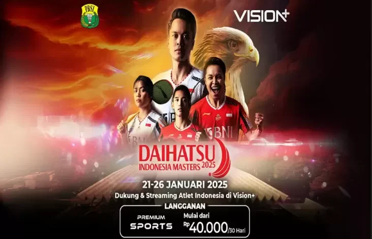 Jadwal serta juga Link Streaming BWF Daihatsu Indonesia Masters 2025
