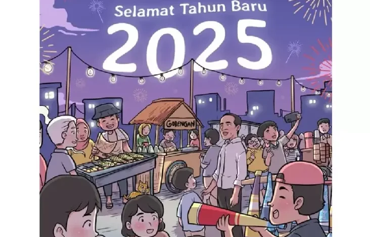 Jokowi: Selamat Tahun Baru 2025, Semoga Membawa Banyak Kebaikan, Kerukunan, dan juga Kehangatan