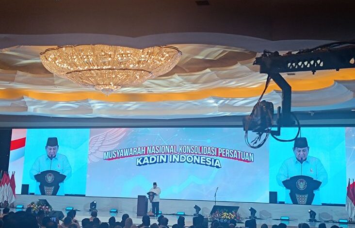 Kadin Guyub Lagi, Prabowo Sapa Ketum Anindya Bakrie juga Ketua Dewan Pertimbangan Arsjad Rasjid