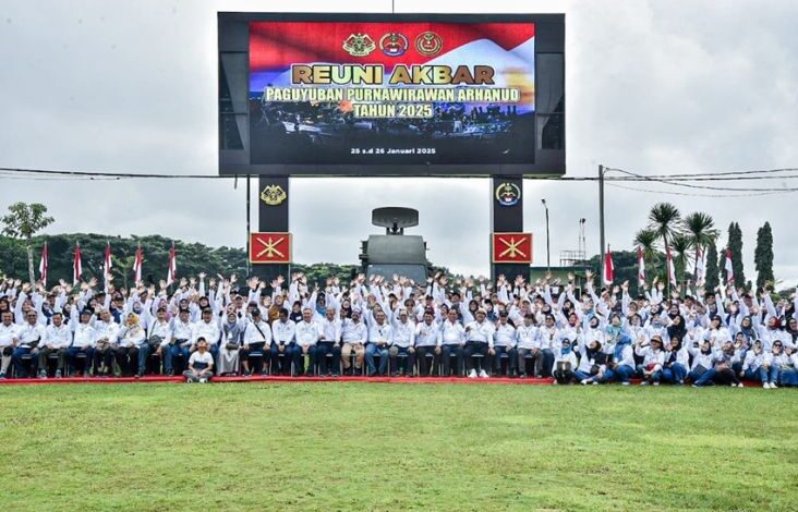 Kemeriahan Reuni Akbar Paguyuban Purnawirawan Arhanud di Batu Jawa Timur