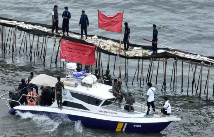 Pesan Prabowo Soal Pagar Laut Tangerang, Menteri KKP: Usut Terus Pelanggaran Hukum