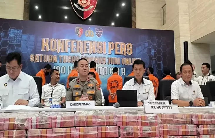 Polisi Tetapkan 11 Tersangka Pengelola 3 Laman Judi Online
