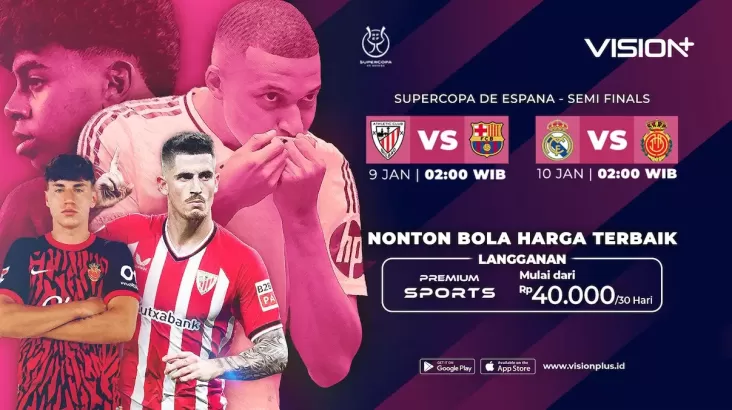 Real Madrid vs Mallorca, Siapa yang mana Akan Berkumpul Barcelona pada tempat Final? Streaming Supercopa de Espana di Vision+