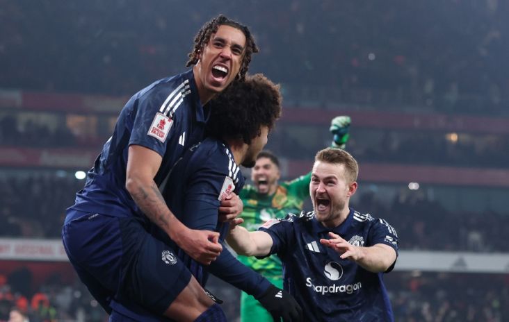 Rekor Unik Manchester United usai Singkirkan Arsenal Lewat Adu Penalti pada di Piala FA