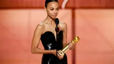 Zoe Saldana Raih Golden Globe Pertama Berkat Perannya pada Emilia Perez