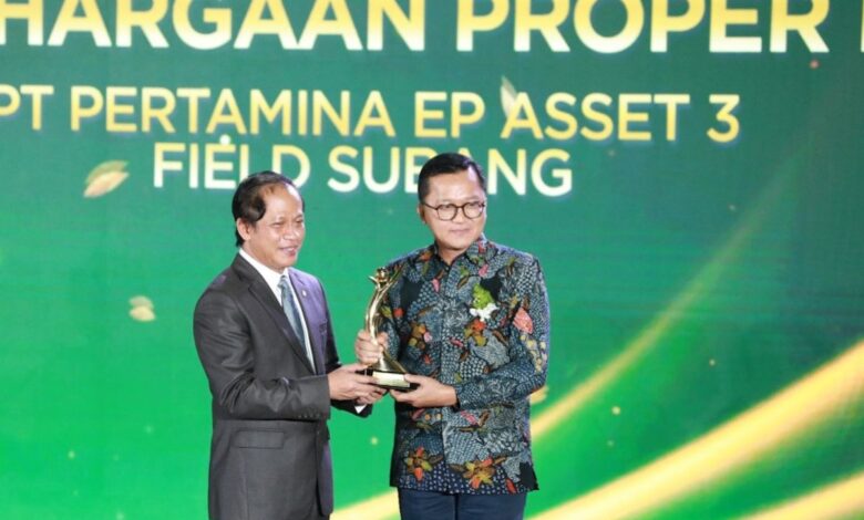 Keseriusan keberlanjutan, Pertamina EP Subang Field raih Proper Emas