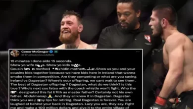 Conor McGregor Ancam Khabib Nurmagomedov, Netizen Marah: Malu lah, Pecundang!