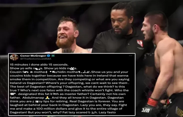Conor McGregor Ancam Khabib Nurmagomedov, Netizen Marah: Malu lah, Pecundang!