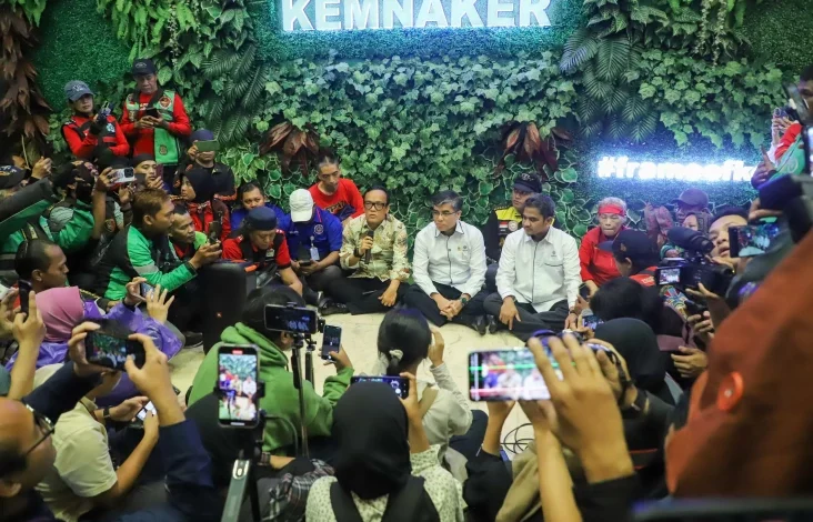 Driver Ojol Tuntut Dapat THR Setara UMP, Hal ini Respons Kemnaker