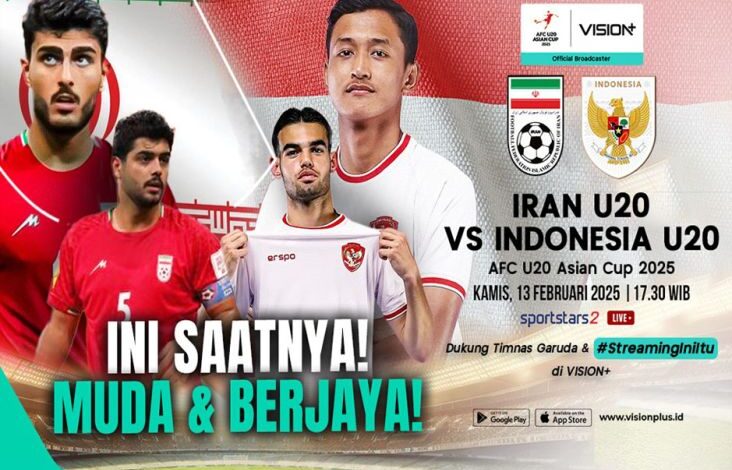Duel Pertama Garuda Muda! Link Streaming Iran vs Timnas U-20 di tempat area AFC U-20 Asian Cup 2025