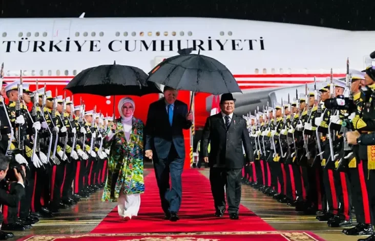 Erdogan Melakukan Pertemuan Prabowo pada Istana Bogor, Hal ini yang dimaksud mana Dibahas