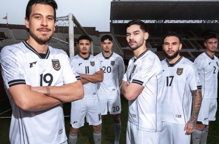 Erspo Peluncuran Jersey Tandang Timnas Indonesia, Sentuhan Elegan dalam di Bahu Jadi Sorotan