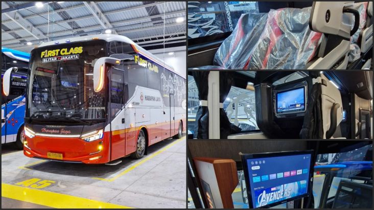 First Class kemudian Sleeper Akur pada Satu Bus, PO Harapan Jaya Kasih Solusi Mudik!