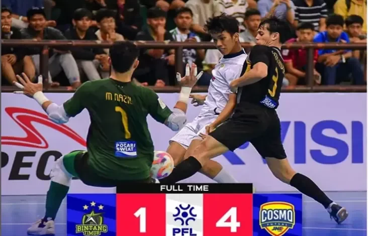 Hasil Pro Futsal League 2024/2025: Cosmo JNE Bombardir Gawang Bintang Timur Surabaya 4-1