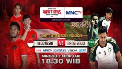 Indonesia vs Arab Saudi pada 4 Nations World Series, Tonton pada MNCTV