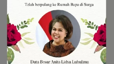 Kabar Duka, Dubes RI untuk Polandia Anita Lidya Luhulima Meninggal Bumi