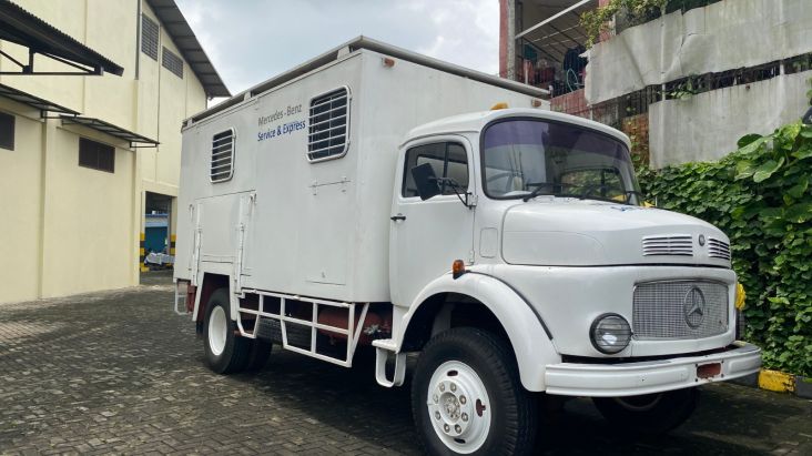 Mercy Bagong, Truk Legendaris yang digunakan dimaksud Pernah Dirakit dalam pada Tanjung Priok