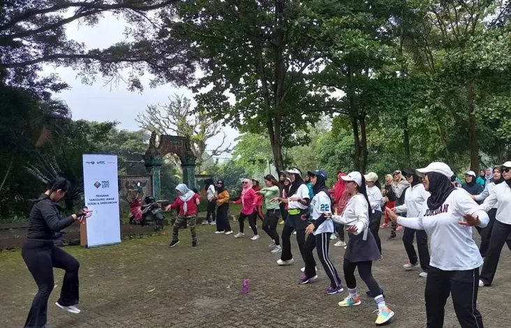 MNC Land kemudian MNC Peduli Kembali Gelar Senam Optimal dalam di KEK Lido, Warga Sangat Antusias