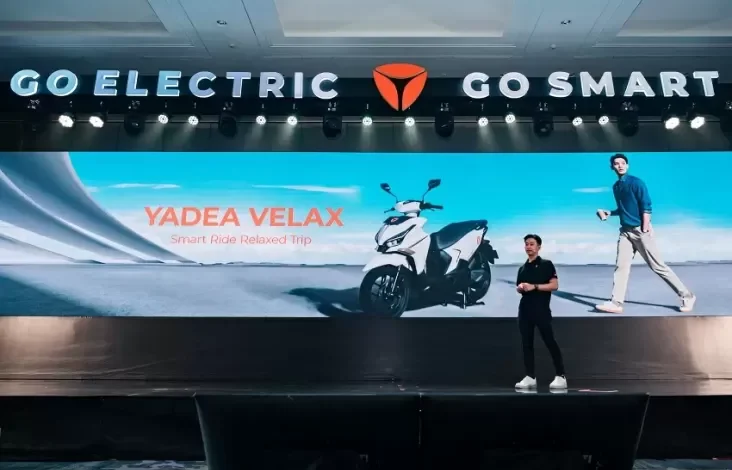 Motor Listrik Yadea Velax Meluncur di dalam pada IIMS 2025, Performa Gahar kemudian Hemat