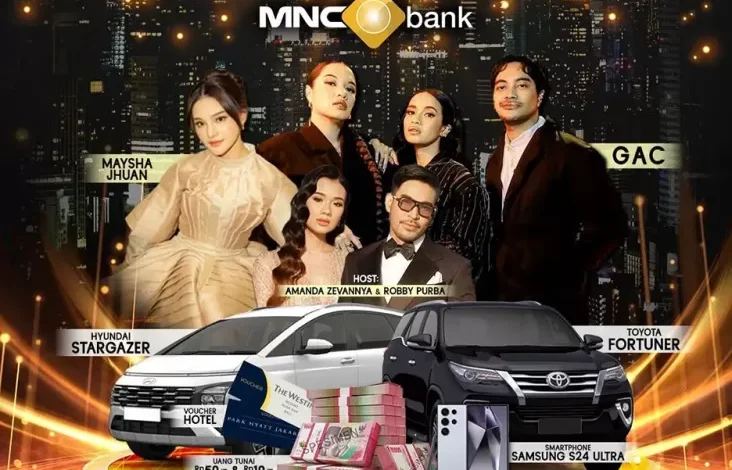 Raih Hadiah Fantastis Saat Dahsyatnya MNC Bank, Live di tempat area iNews hari terakhir pekan 14 Februari