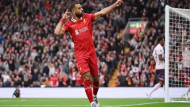 Semifinal Piala Kejuaraan Inggris: Waktu senja Bersejarah Mo Salah di dalam area Anfield