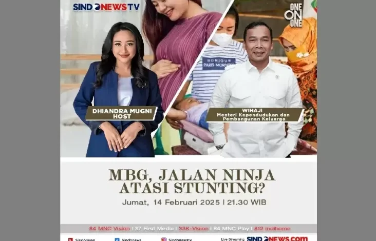 Sinopsis One on One Bersama Wihaji, Menteri Kependudukan dan juga Pembangunan Keluarga/Kepala BKKBN: Jalan Ninja Atasi Stunting