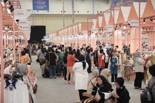 Tenant UMKM BRI UMKM EXPO(RT) 2025 Siap Pamerkan Sistem dalam area ICE BSD