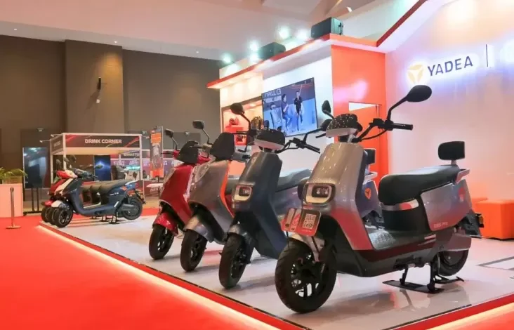 Yadea Hadirkan Motor-motor Berfitur Cerdas di dalam area IIMS 2025