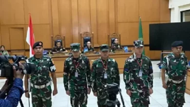 3 Anggota TNI AL Terdakwa Penembakan Bos Rental Divonis Hari Hal ini