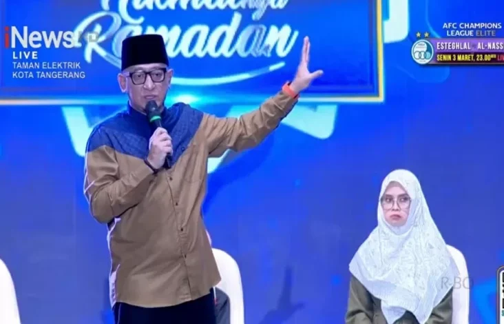 Ceramah Sejuk Ustaz Zacky Mirza di tempat tempat Tabligh Akbar Nikmatnya Ramadan, Bawa Kedamaian