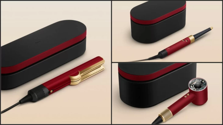 Harga kemudian Spesifikasi Rangkaian Perawatan Rambut Dyson 2025 Edisi Khusus Red Velvet and Gold