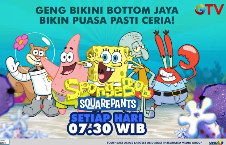 Its Family Time! Ada Krabby Patty juga Kelp Shake, Yuk Ikut Serunya Ramadan pada Bikini Bottom Bareng GTV!