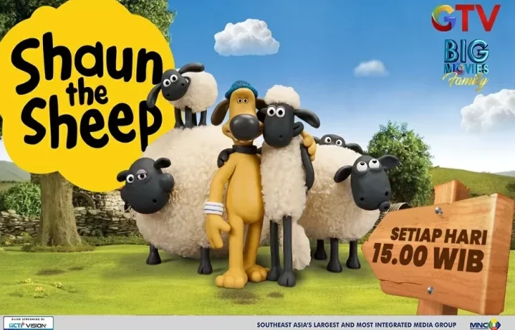 Its Family Time! GTV Tayangkan Shaun si Domba Lucu tapi Jahil yang tersebut Jadi Temani Sore Kamu!