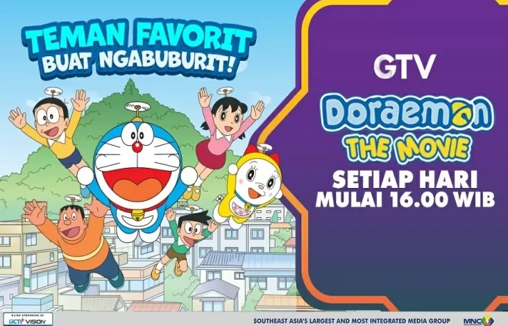Its Family Time! Yuk Ikut Doraemon juga juga Nobita Ngabuburit pada Big Movies Family Platinum GTV!