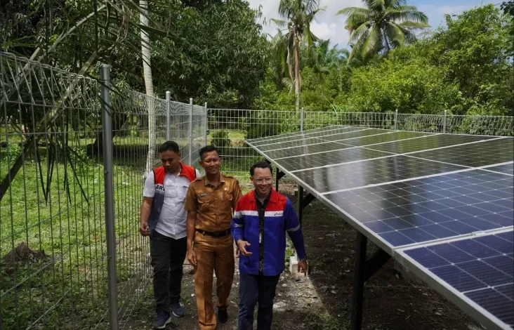 KPI Unit Dumai Bangun PLTS Dukung Budidaya Ikan dengan Teknologi Bioflok